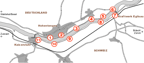 Klicken Sie auf einen Standort